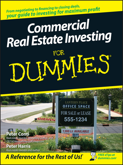 Title details for Commercial Real Estate Investing For Dummies by Peter Conti - Wait list